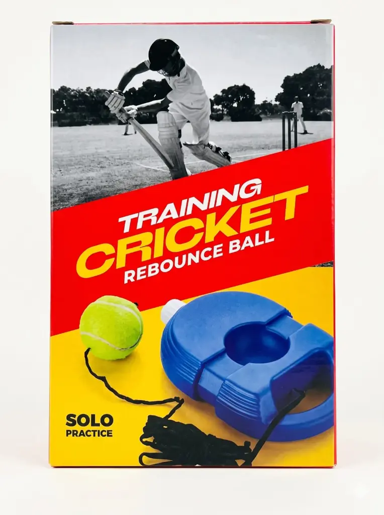 Training Cricket Rebounce Ball - Solo Practice Kit
