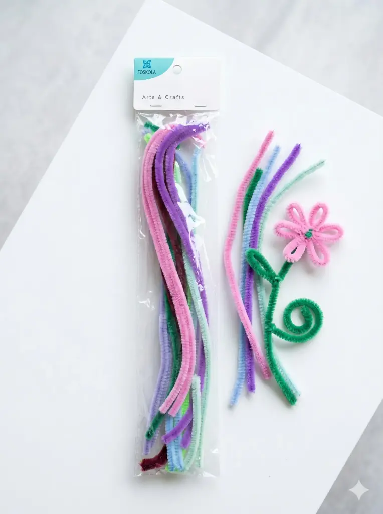 Magic Twist Velvet Craft Sticks (Multicolor Pack)